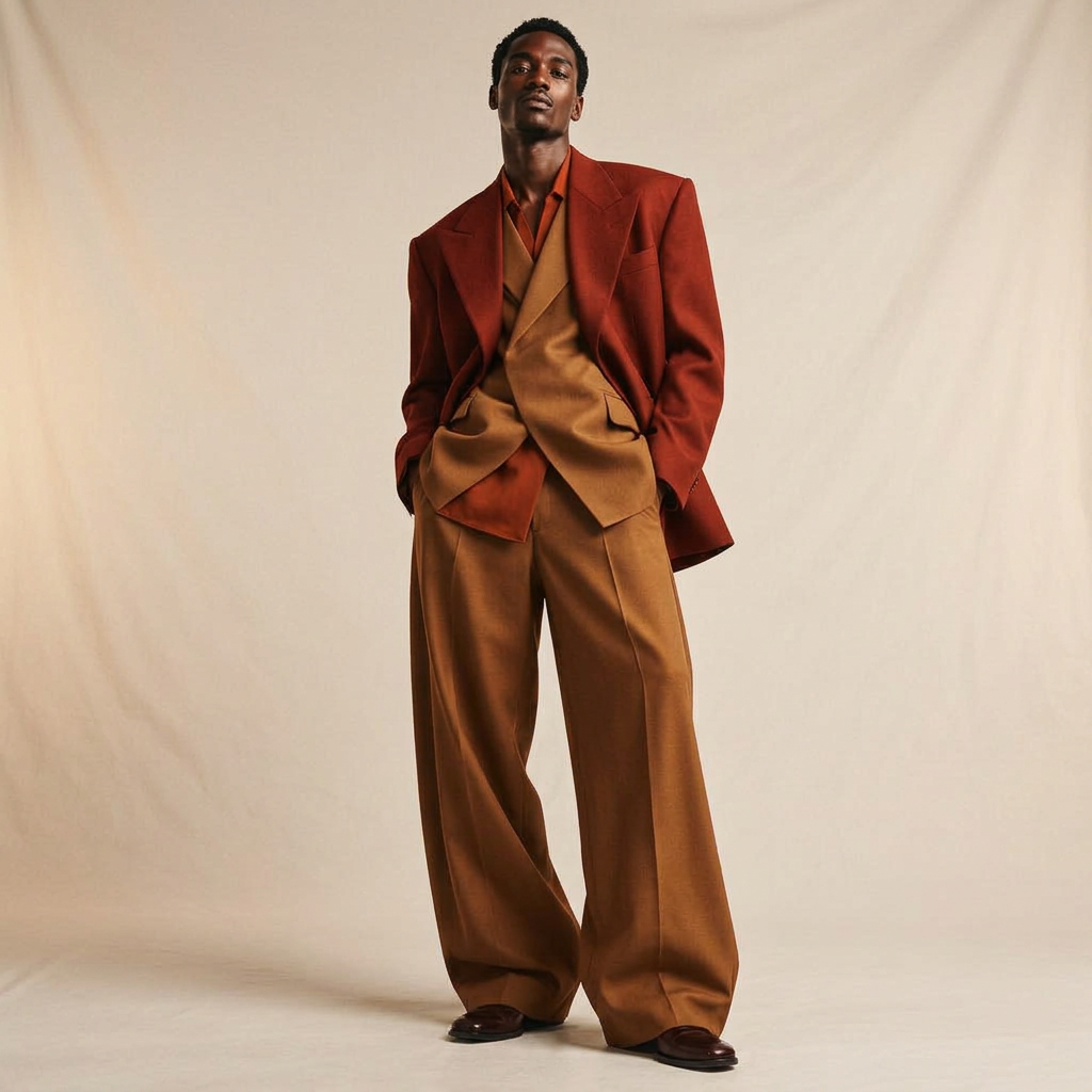 Generated fashion editorial photograph
